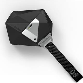 Aulumu A09 Geometriske AirPods Pro -sag [2./1. generation] med l?s | Beskyttende d?kning med Nylon Buckle | Alloy Armor | Kompatibel med Apple Ai