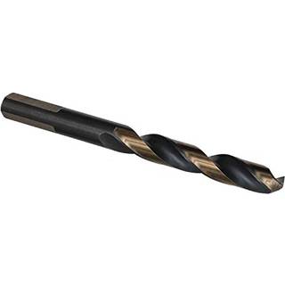 Drill America - KFDML13/64P12 13/64 """" High Speed ??Steel Black & Gold KFD Split Point Drill Bit med 3 -flad skaft (pakke med 12) KFDML -serien