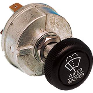 Strømafbryder / kontakt til viskermotor Exalto Wiper Control Retro, 12/24 V, 2-trins, for 1 viskermotor
