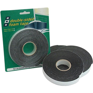 Selvklæbende gummiliste PSP Vinyl Bear Foam Tape, 19 mm x 3 meter, 3 mm tyk, sort