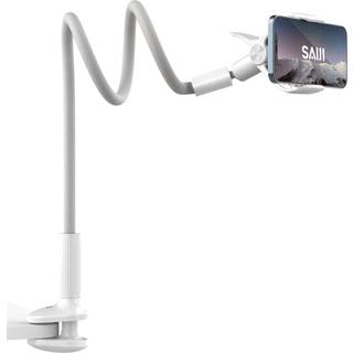 SAIJI svanehalstelefonstativ til seng Lazy Bracket Mobiltelefonholder Langarm Clip Clamp Mount til filmning Kompatibel med 4-7'' Mobiltelefonstat