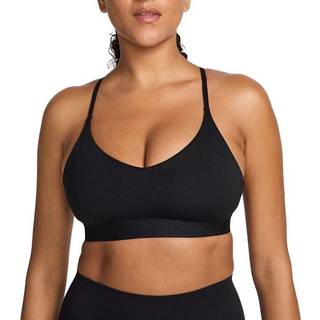 Nike Indy Light Support Women&#39;s Padded Adjustable Sports Bra Black/ Black M - Black - M