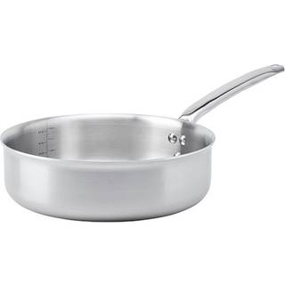 de Buyer Alchimy Sauteuse gerade 28 cm - Edelstahl-Mehrschichtmaterial - Silber
