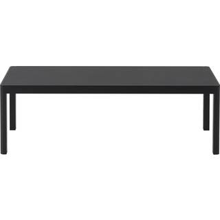 Muuto Workshop Sofabord 43x120 Cm - Sofabord Egefinér Sort - 26055