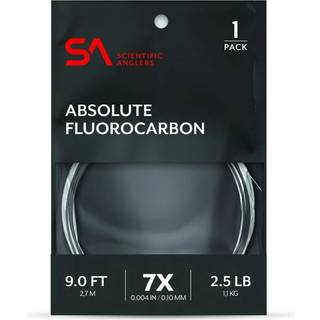 Abosolute Fluocarbon Leader 9 Feet Forfang Absolute Fluorcarbon leader 9 feet 0,28mm