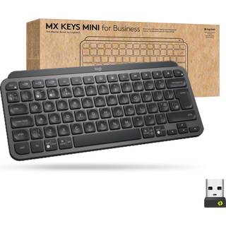 Logitech MX Keys Mini for Business - Tastatur - Engelsk - Sort
