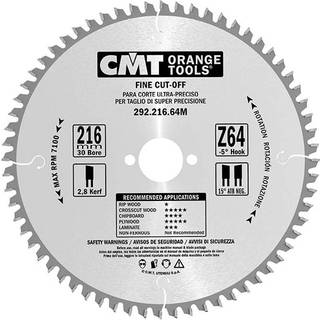 CMT Klinge 160x2,6x16 Z40 W - 292.160.40E