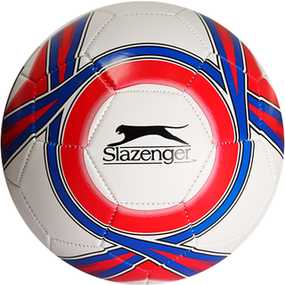 Slazenger fodbold str. 4 - multifarvet (På lager i varehus)