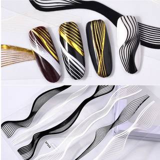 Nail stickers striber negle dekorationer - nail art stickers