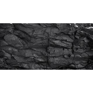 Awert 30x18 inches Stone Aquarium Baggrund Black Rock Fish Tank Baggrund Rocky Terrarium Baggrund Vinyl