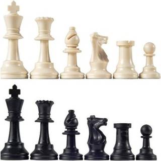 Staunton-turneringens skakbrikker: tre gange vægtede, 3,75 tommer kongehøjde, 2 ekstra dronninger, filtpolstret plast Centurion-sæt