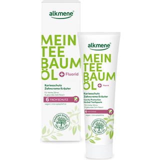 Alkmene Tea Tree Tandpasta Herbal Cavity Protection 100 ml