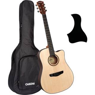 Cascha CGA 200 Natural Dreadnought Guitar
