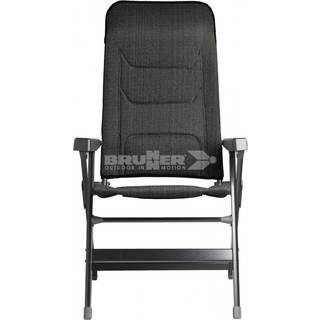 Brunner Rebel Pro MEDIUM Campingstål størrelse 48 x 46 x H48,5/123 cm farve grå