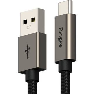Ringke Fast Charging Basic Kabel USB-A -> USB-C 1m sort