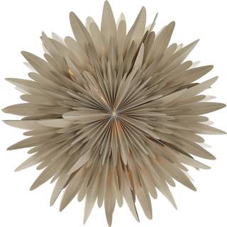 Scandi Living Luna adventsstjerne beige med prikker 80 cm