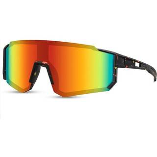 Sporty solbriller med regnbueglas