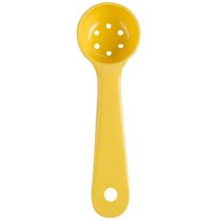 Carlisle Foodservice Products 492304 Perforeret kort h?ndtag Portion Control Spoon 1 oz gul