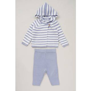 Rock-A-Bye Baby Boutique Rock-A-Bye Baby Boutique Knit 100% Cotton Cardigan and Trousers Outfit Set