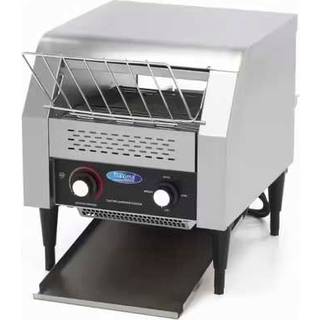 Brødrister / Conveyortoaster - 300 skiver/t - Justerbar hastighed - inkl. krummebakke