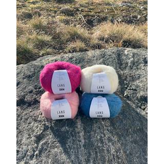 Lang Yarns Zen - Mørk rød