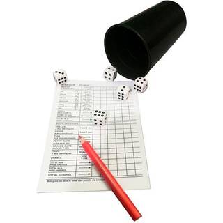 Yatzyspil med blok - mini - Magni