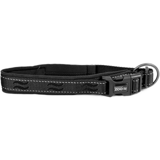 Rufus Justerbar Polstret Halskæde Sort - 40-50 cm