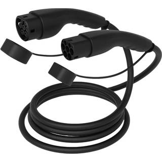 Type 2 Ladekabel til elbil - 22kW 10m, sort