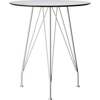 Swedese Desirée cafébord Hvid, Ø64cm, hvidlakeret understel