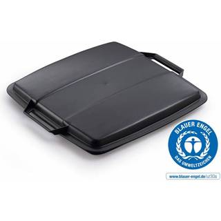 Durabin Låg t/Affaldsspand 90 L, Sort