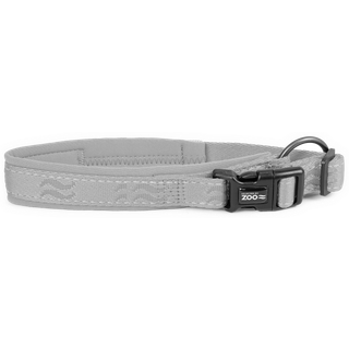 Rufus Justerbar Polstret Halskæde Grå - 35-45 cm