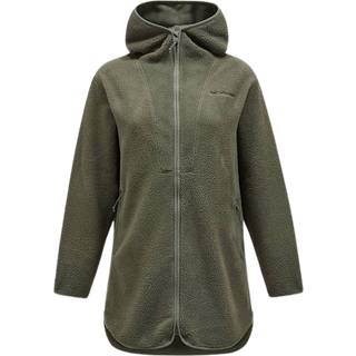 Peak Performance Women's Pile Long Zip Black, M