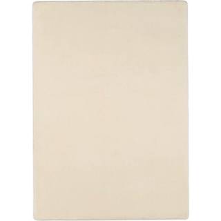 Luxy Shaggy tæppe Ensfarvet - Creme - 160x230