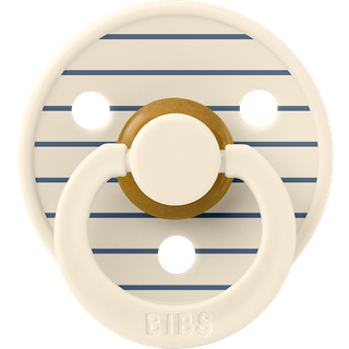 BIBS Rund Colour Sut - Str. 2 - Naturgummi - Studio - Pin - Steel Blue