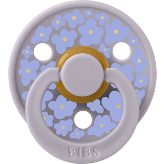 BIBS Rund Colour Sut - Str. 2 - Naturgummi - Studio - Jasmine Field - Fossil Grey