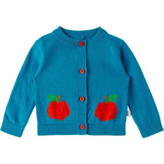 Stella McCartney Kids Baby intarsia cotton cardigan - blue - M 6