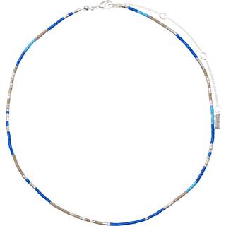 Pilgrim ALISON halskæde blå, sølvbelagt