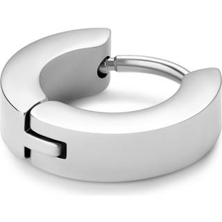 Huggie | 6 mm Sterling Sølv Flad Hoop Ørering