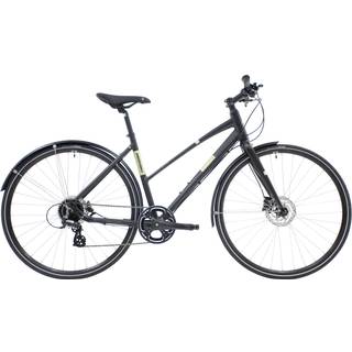 Nishiki Touring Master 8 Gear Dame - Mat Sort - Citybikes til damer - 48 cm