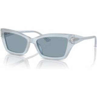 Jimmy Choo JC5011U 502672 55 Solbriller Kvinder Blue - Opal Azure Blue - 55mm