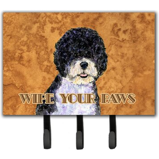 """" Caroline's Treasures SS4894TH68 PORTUGUESE VANDHUND T?r dine poter snor eller n?gleholder stor multicolor """"