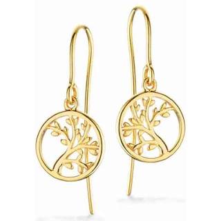 Scrouples ørebøjler Livets Træ i forgyldt