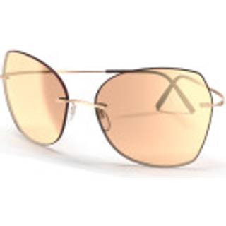 Silhouette Adara Rimless 8192/75 3530 61 Solbriller Kvinder Guld - Rose Gold - 61mm