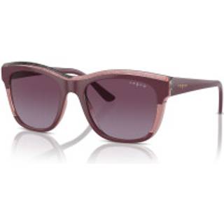 Vogue Briller VO5557S 31408H 54 Solbriller Kvinder Purple - Purple On Transparent Purple Glitter - 54mm