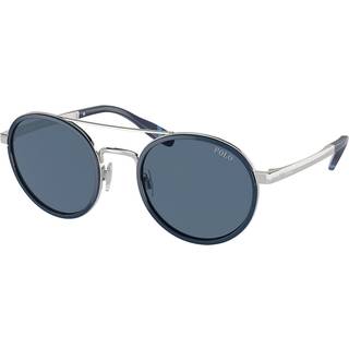 Polo Ralph Lauren PH3150 926080 53 Solbriller Mænd Blue - Silver - 53mm