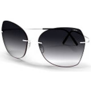 Silhouette Adara Rimless 8192/75 7110 61 Solbriller Kvinder Silver - Titanium Silver - 61mm