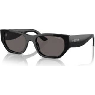 VOGUE EYEWEAR Kvinde VO5586S W44/87 Solbriller Acetat Sort Grå Firkantet Normal