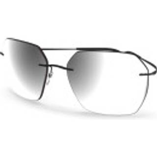 Silhouette Caleum Rimless 8745/75 9140 59 Solbriller Mænd Black - Pure Black - 59mm