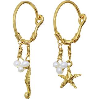 Maanesten Momi Øreringe Guld