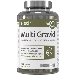 Elexir Pharma Multi Gravid, 120 kapsler
